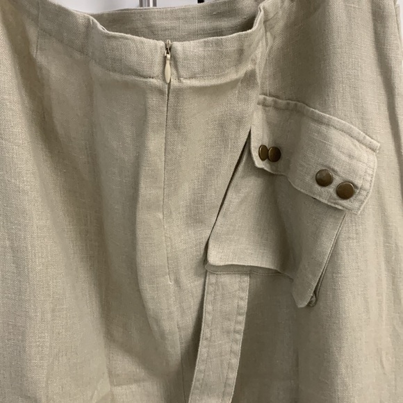 São Paulo NWOT Long Linen Skirt size 8 - Picture 11 of 17